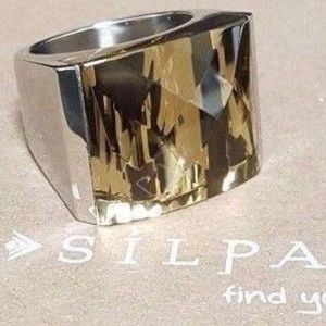 Silpada ‘On the Rocks’ retired ring KRR0025